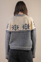 Nordic Snowflake Cardigan Jacket