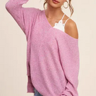 Crochet V Neck Sweater