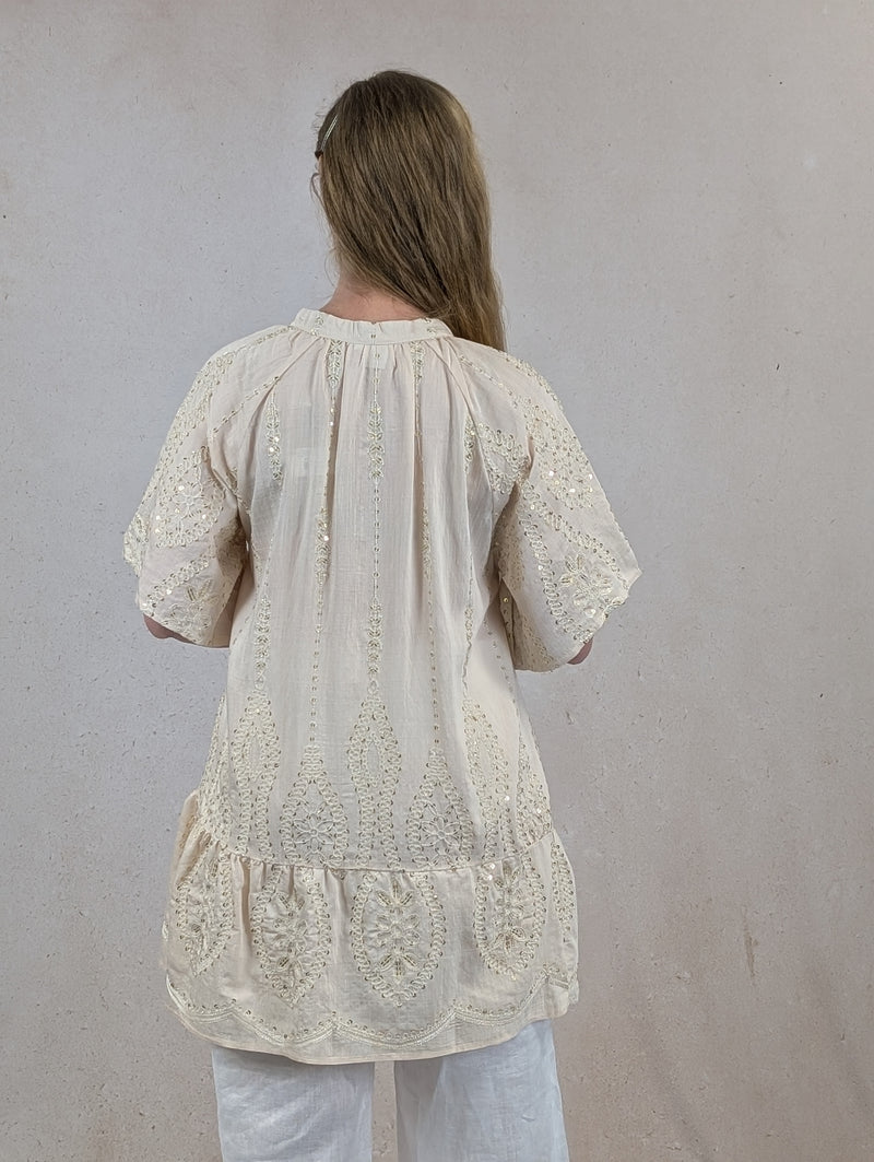 Embroidered Sequin Mini Dress Grace & Joy Clothing Co. Embroidered Sequin Mini Dress Grace & Joy Clothing Co.