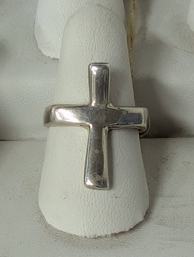 Sterling Silver Cross Ring