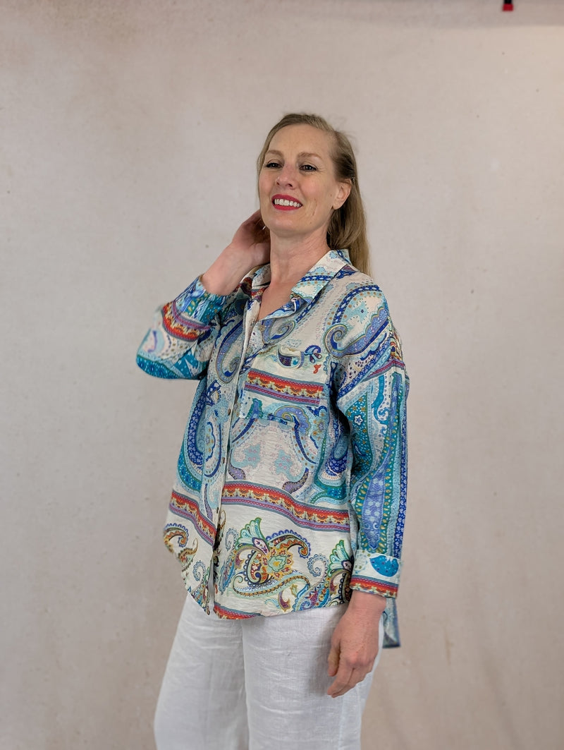 Oversize Hi Lo Blouse