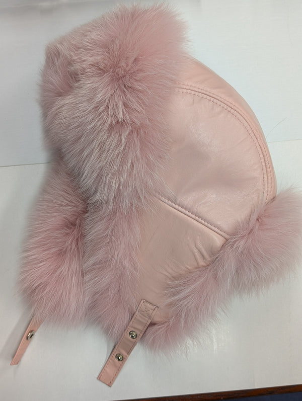 Trooper Hat Lined with Fur