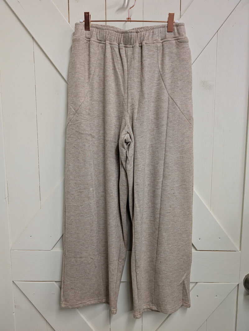 Knit Solid Pants w/Pockets