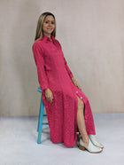 Dominique Silk Maxi Dress