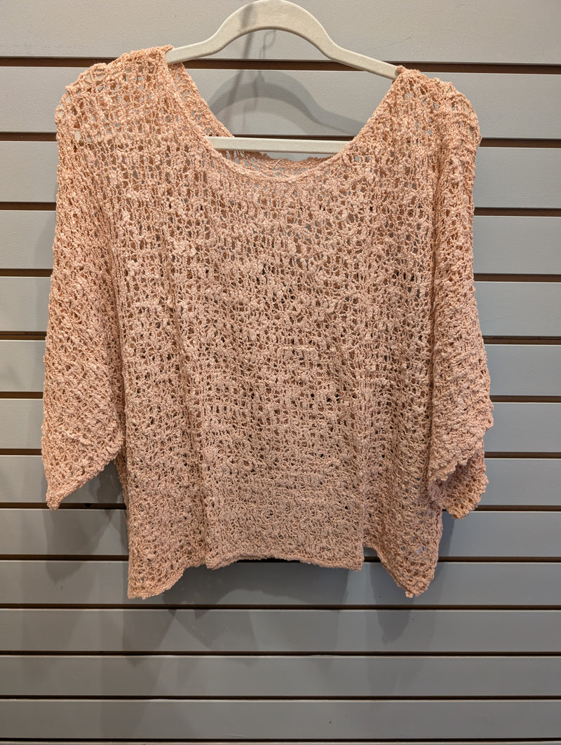 Butterfly Top in Popcorn Knit
