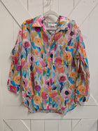 Spring Garden Button Up Blouse