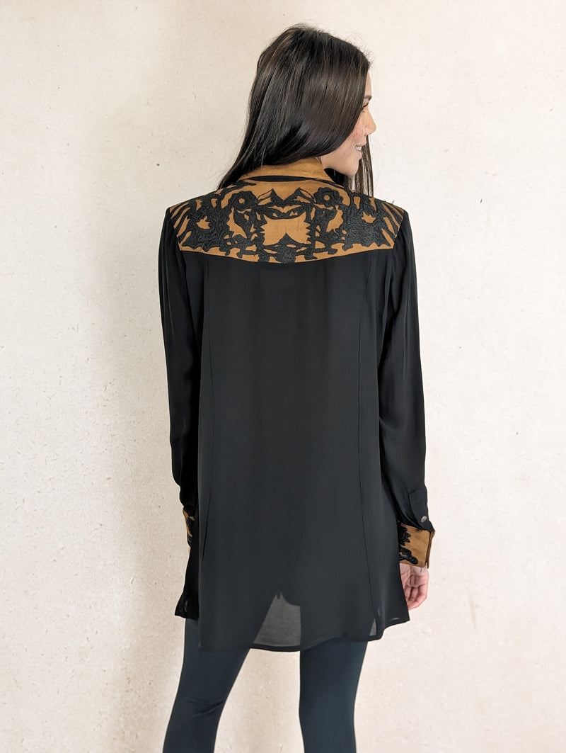 Western Nights Embroidered Tunic