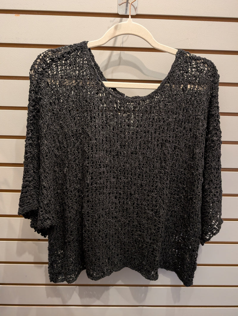 Butterfly Top in Popcorn Knit