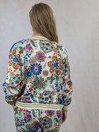 Retro Floral Print Reversible Jacket