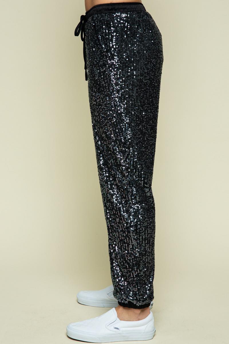 Sequin Jogger Pants-Plus Size – Turn In Heads Shop Online
