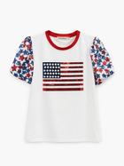 Stars & Sparkle Flag Tee