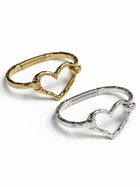 Open Heart Flex Bracelet