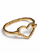 Open Heart Flex Bracelet