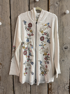 Faith & Hope Waffle Knit Zip Hoodie