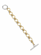 Matte Gold & Silver Link Bracelet