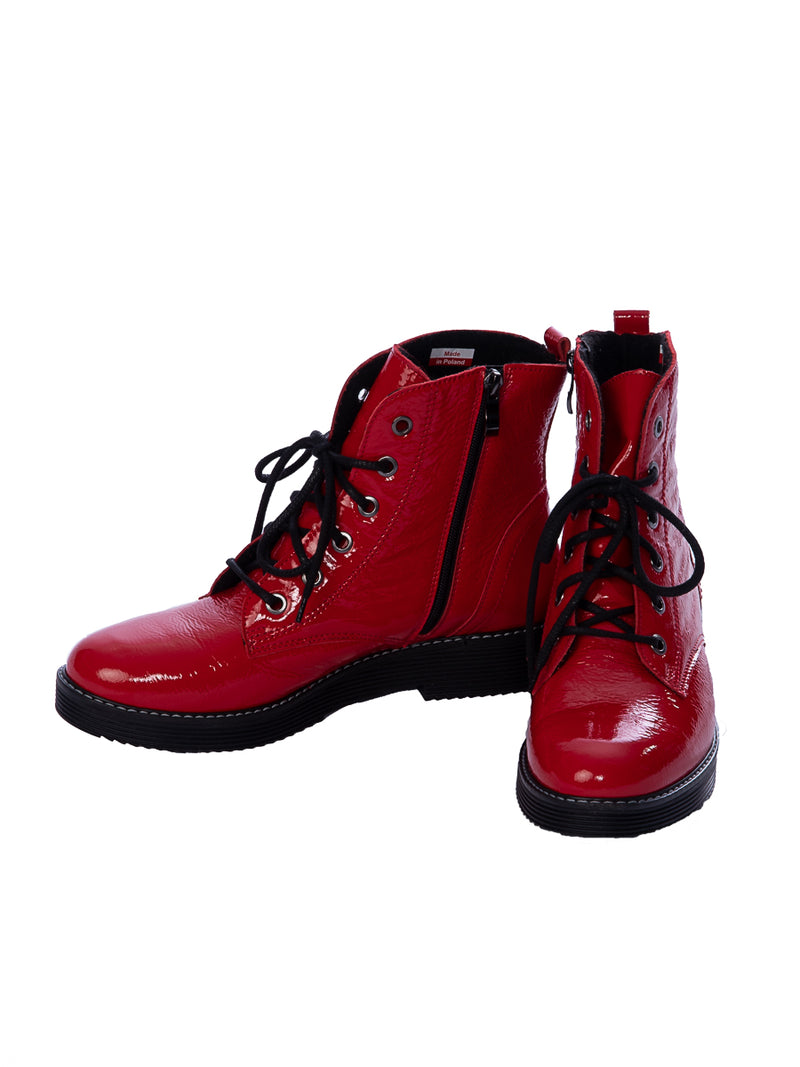 Red Multi Purpose Ankle Boot