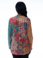 Morocco Dream  Silk Button Tunic