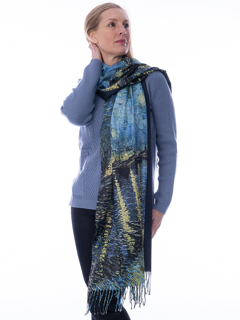 Starry Night over the Rhone Scarf