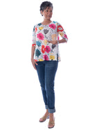 Cindy Button Detail Top