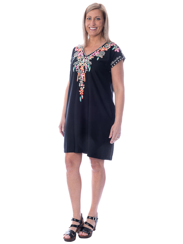 Aliana Embroidered Dress