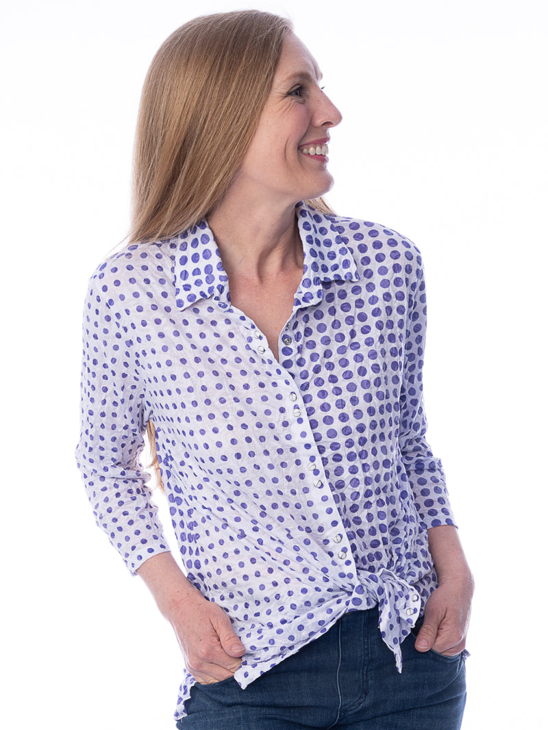 Dots Snap Front Shirt