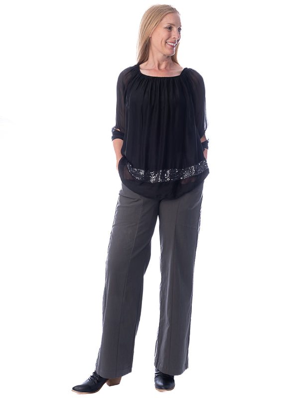 Power Stripe City Pant