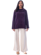 Woven Knit Ankle Pant