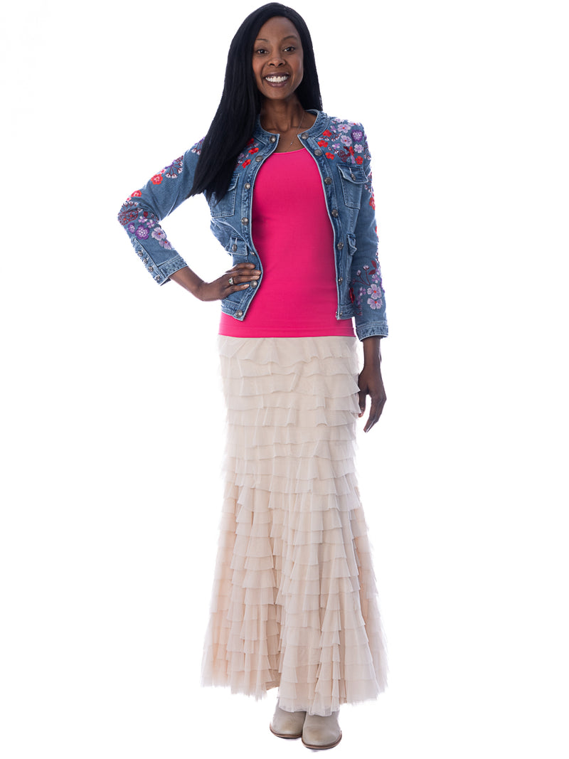 Arielle Layered Mesh Maxi Skirt – Grace & Joy Clothing Co.