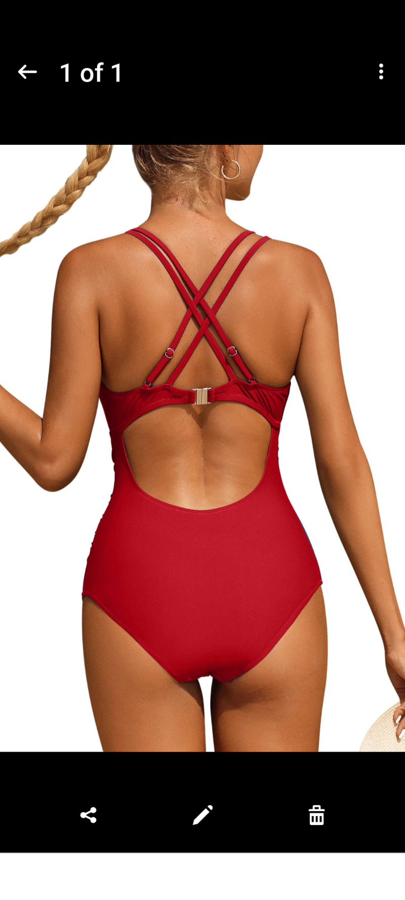 Vedolay Womens Swimsuits Two Piece Criss Cross Bathing Suits for