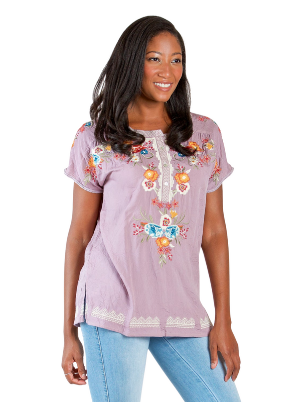 Alissa Embroidered Top