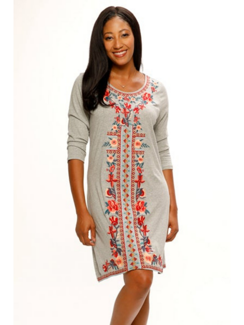 Erica Embroidered Dress