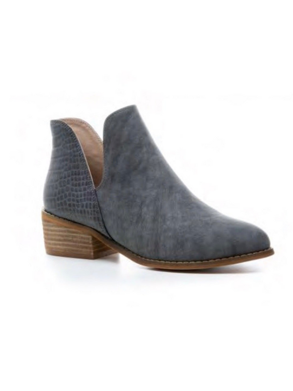 Grey Suede Ankle Boot