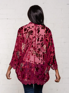 Burnout Velvet Cocoon Wrap