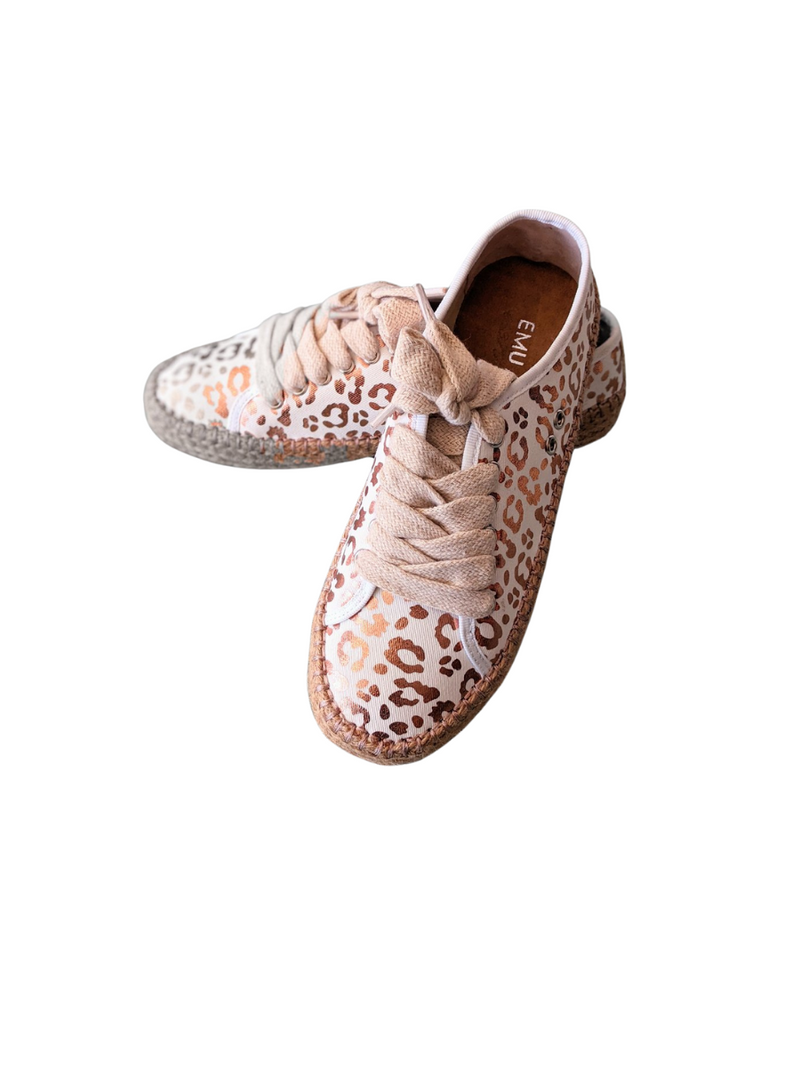Agonis White Leopard Shoes