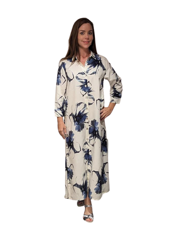 Gillian Linen Maxi Dress