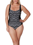 Shirred Front One Piece