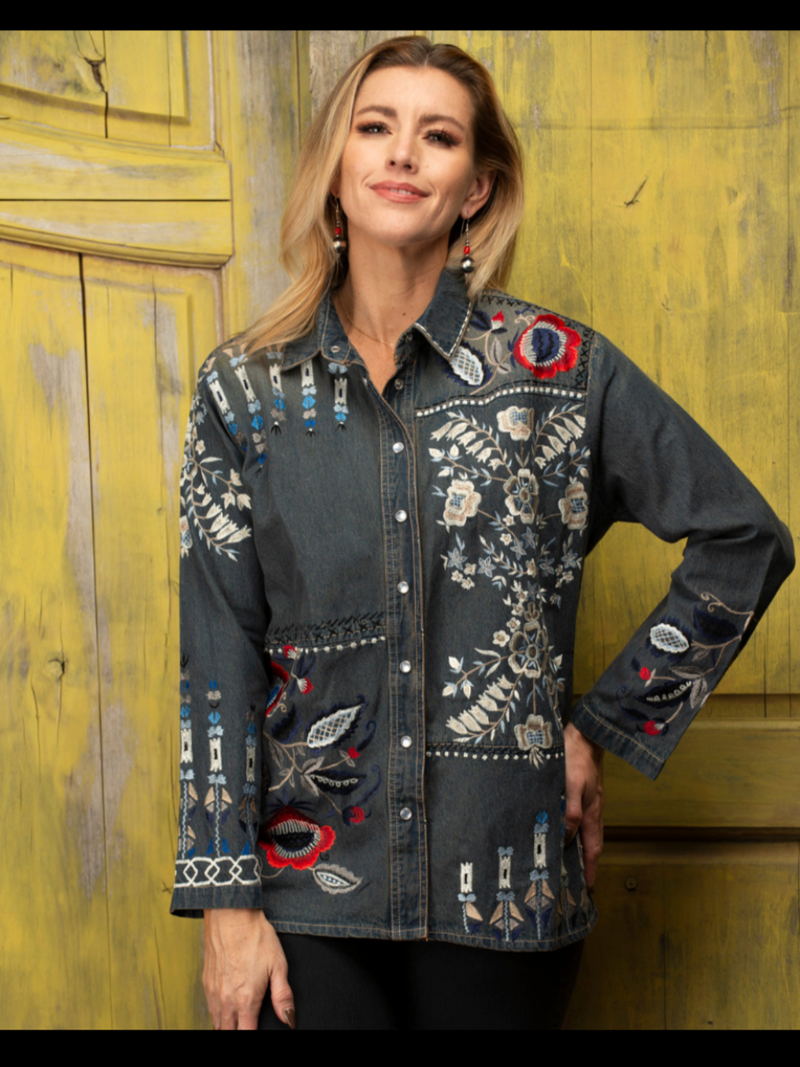 Embroidered clearance western jacket