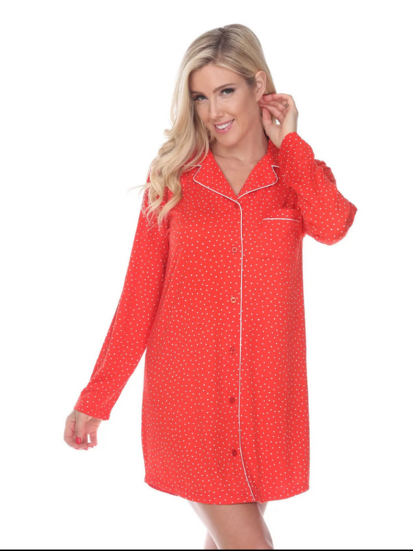 Red Bliss Nightgown
